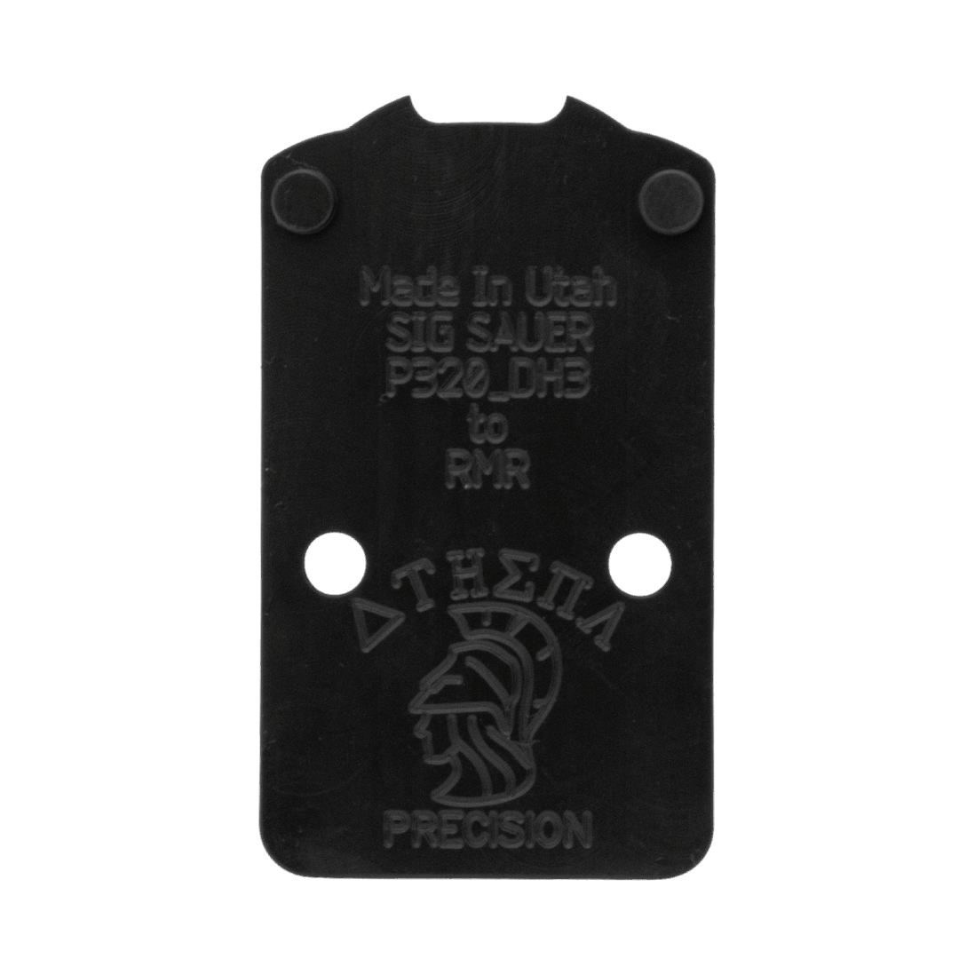 Sig Sauer P320 DH3 to Trijicon RMR/SRO/Holosun 407C/507C/508T/507Comp Steel Red Dot Plate