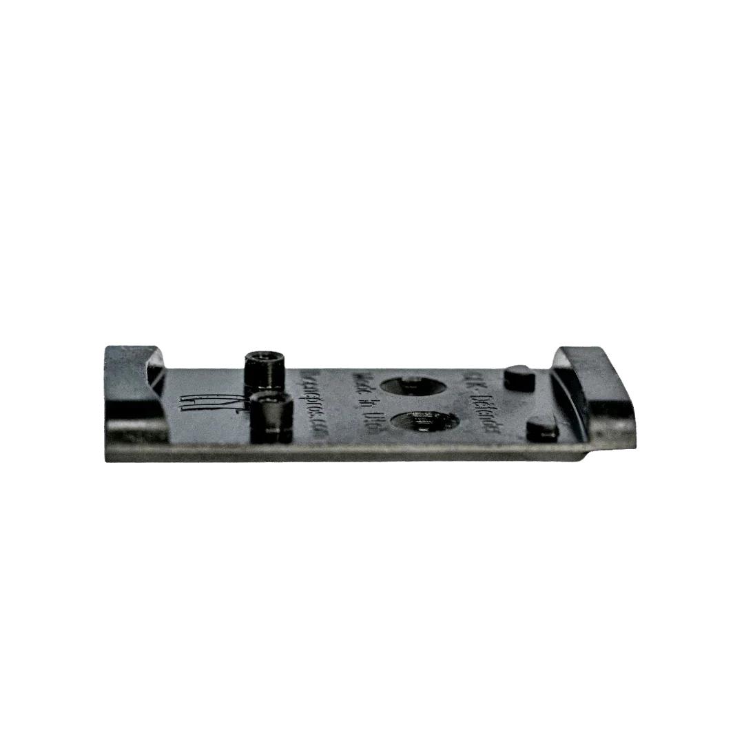 Glock MOS To Vortex Defender CCW/Shield RMSc Steel Red Dot Plate