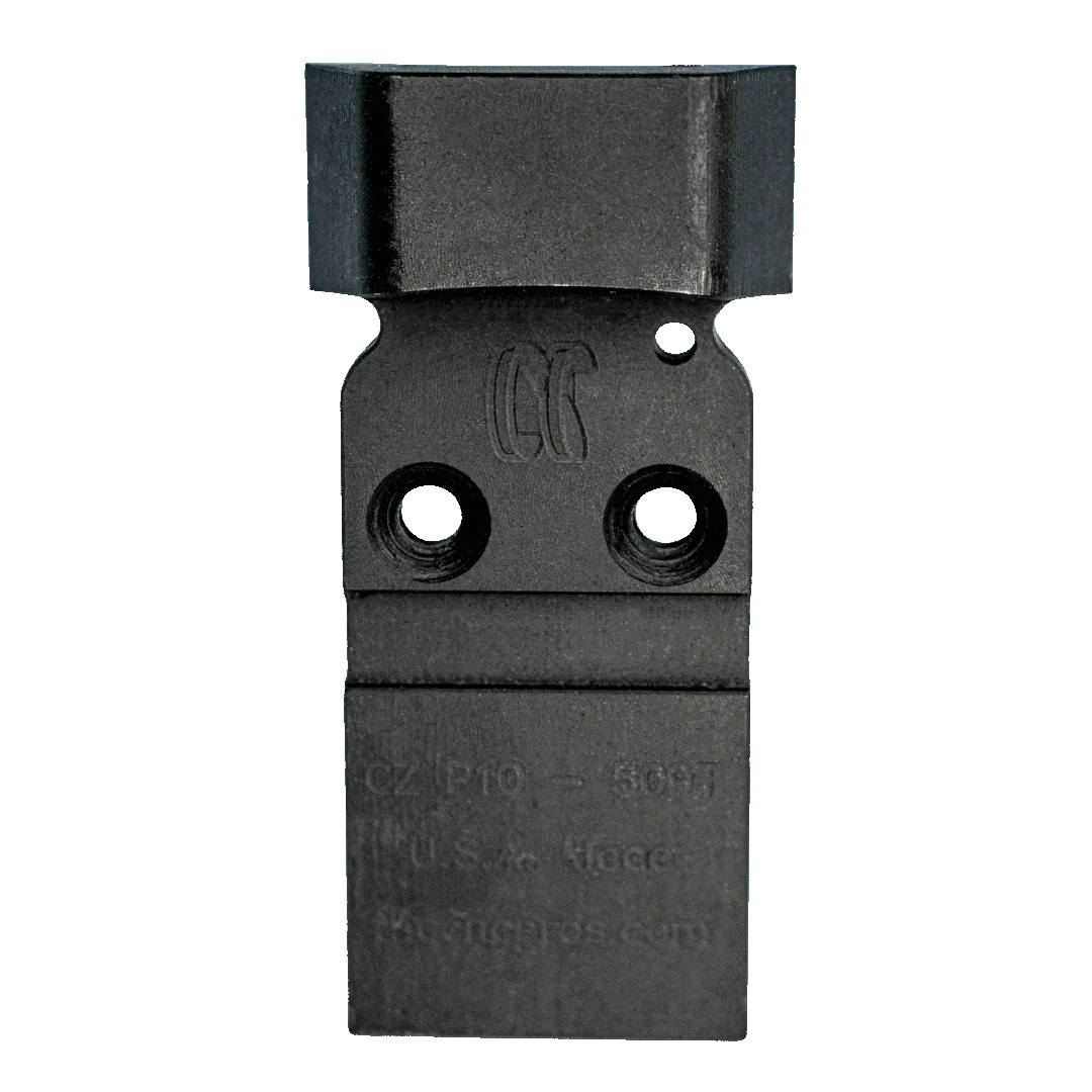 CZ P10 to Holosun 509T Steel Red Dot Mounting Plate