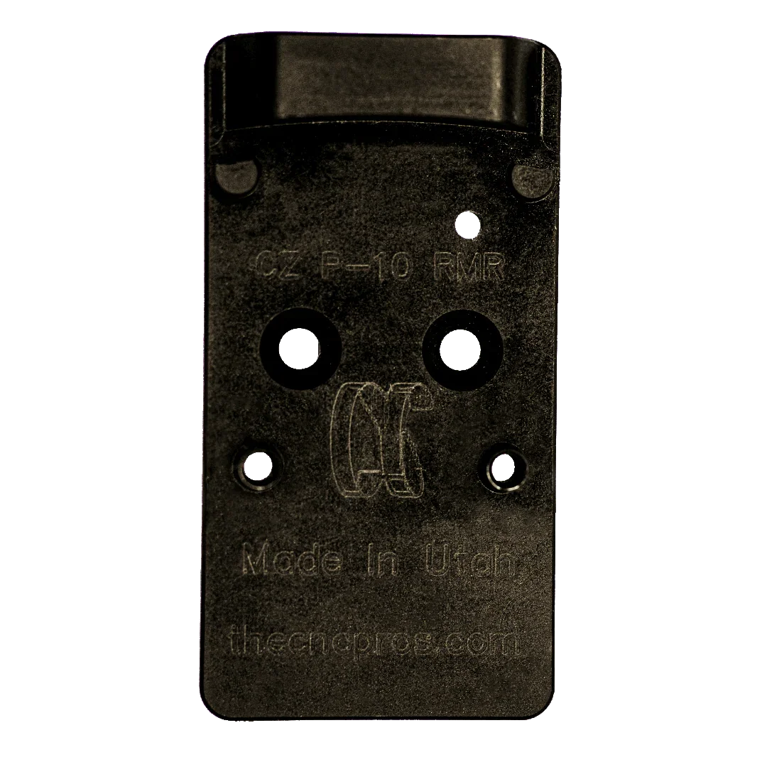 CZ P10 to Trijicon RMR/SRO/Holosun 407C/507C/508T/507Comp Steel Red Dot Plate