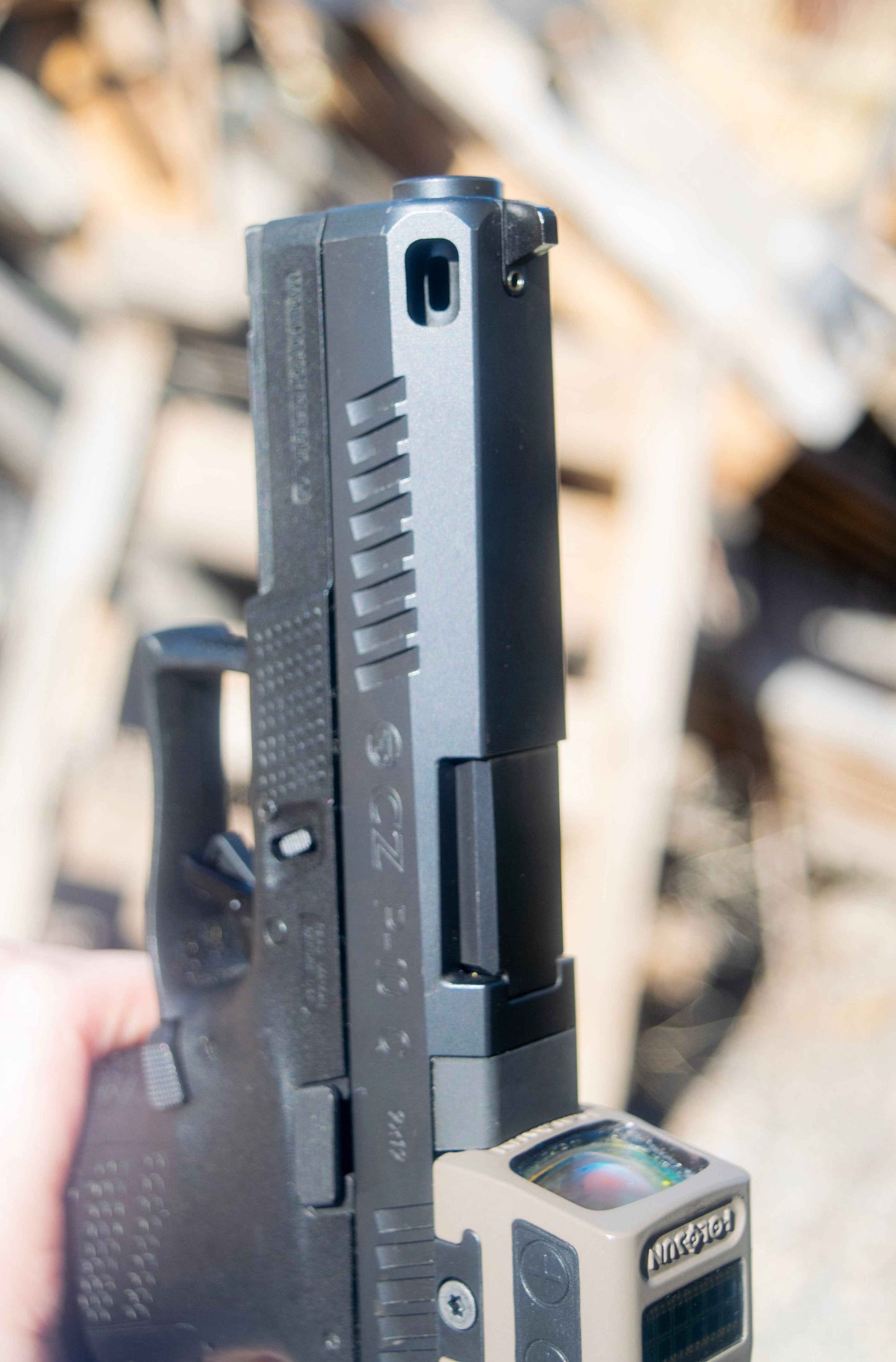 CZ P10 Barrel & Slide Porting