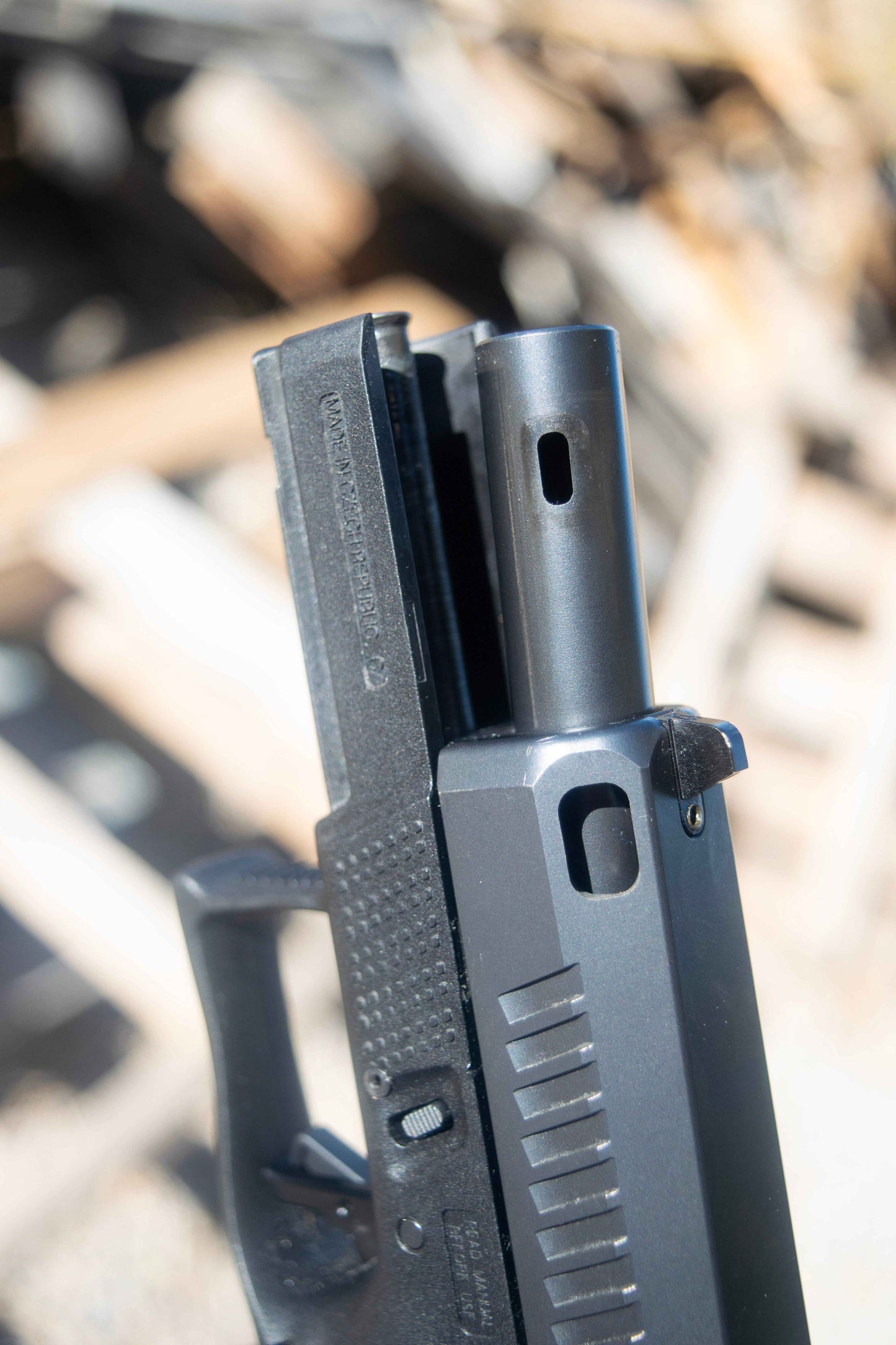 CZ P10 Barrel & Slide Porting