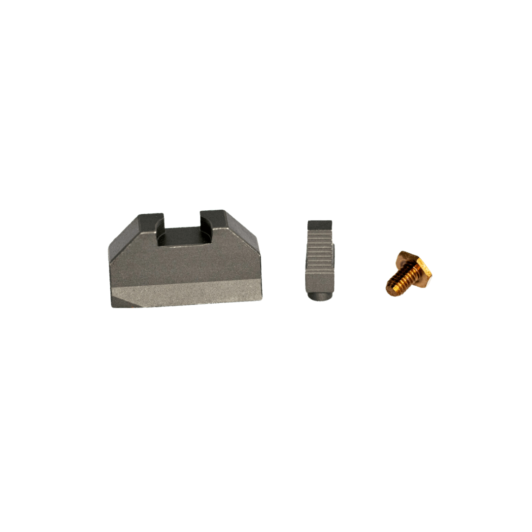Glock MOS To Vortex Defender CCW Steel Red Dot Adapter Plate With Iron Sights
