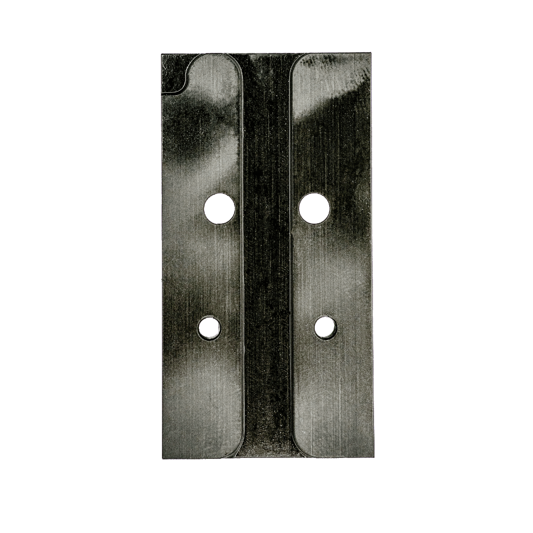 Glock MOS To Vortex Defender CCW Steel Red Dot Adapter Plate With Iron Sights