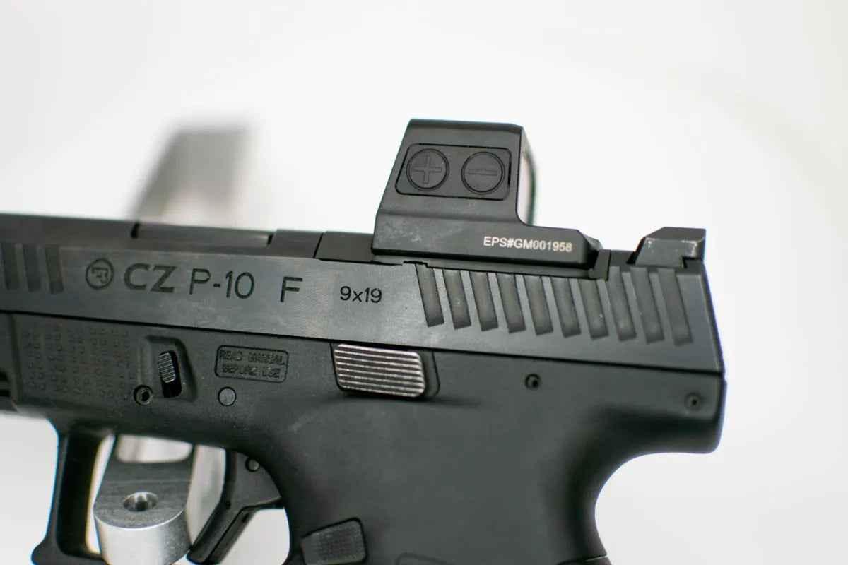 CZ P10 to Holosun EPS/EPS Carry/407K/507K/SCS Carry Steel Red Dot Plate