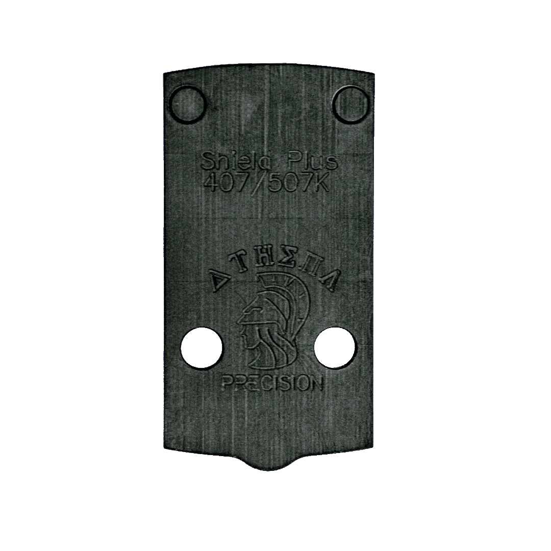 S&W Shield + to Holosun EPS/EPS Carry/407K/507K/SCS Carry Steel Red Dot Adapter Plate - Athena Precision