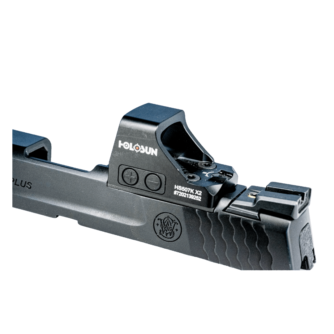 S&W Shield + to Holosun EPS/EPS Carry/407K/507K/SCS Carry Steel Red Dot Adapter Plate