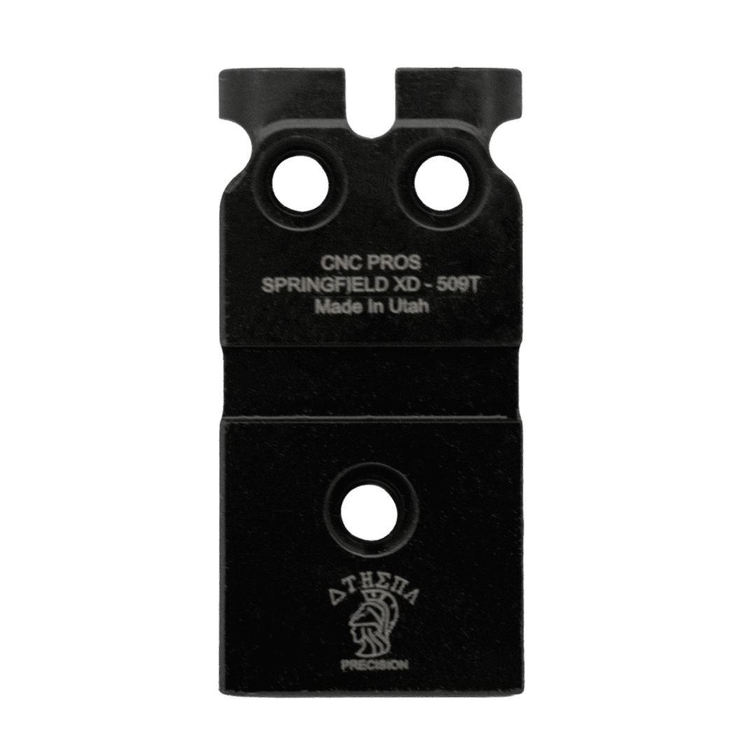 Springfield XD to Holosun 509T Steel Red Dot Adapter Plate - Athena Precision