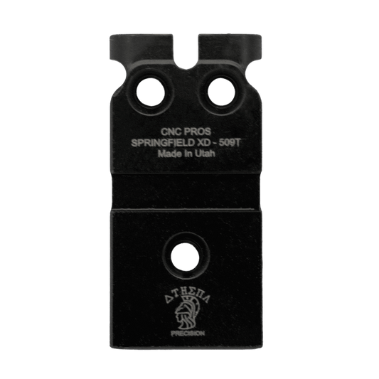 Springfield XD to Holosun 509T Steel Red Dot Adapter Plate - Athena Precision