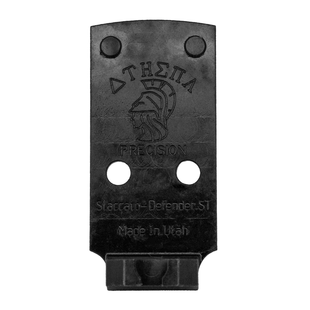 Staccato to Leupold Delta Point Pro/Vortex Defender ST/XL Steel Red Dot Plate