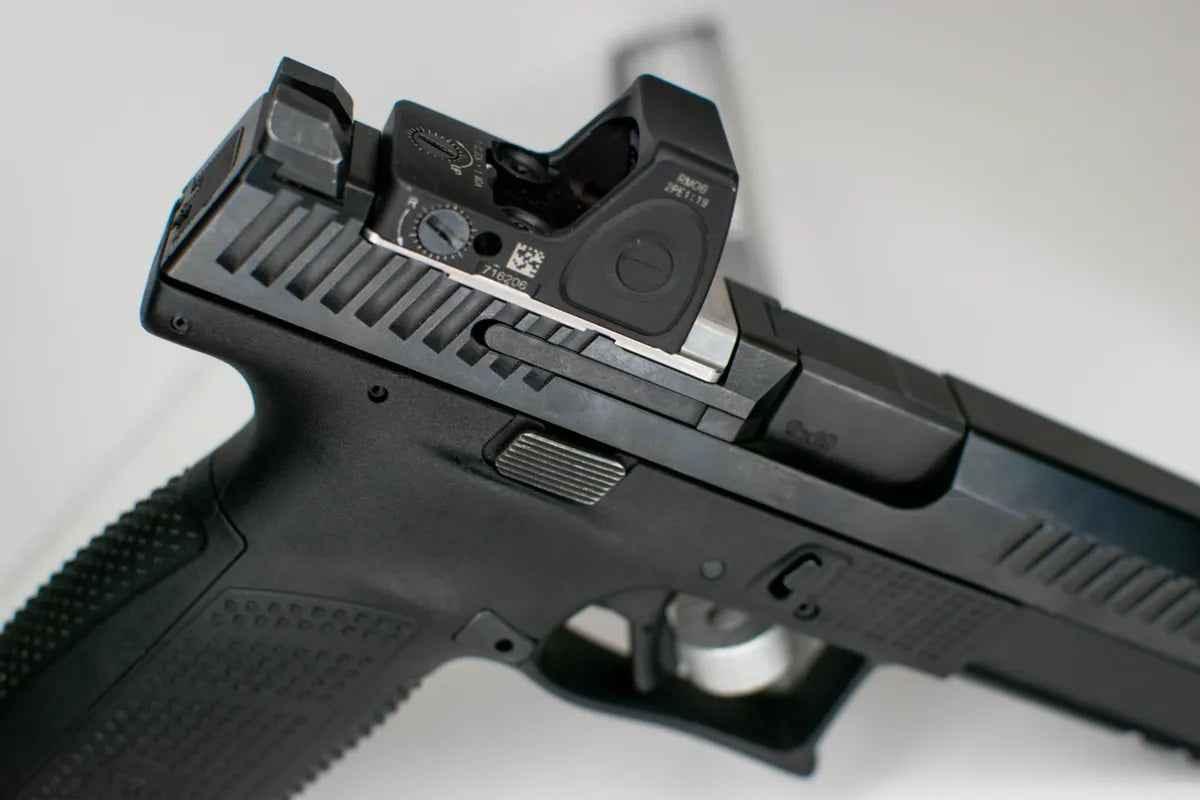 CZ P10 to Trijicon RMR/SRO/Holosun 407C/507C/508T/507Comp Steel Red Dot Plate