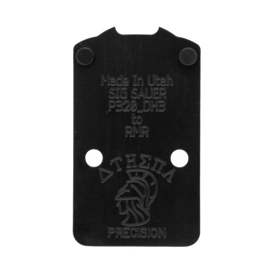 Sig Sauer P320 DH3 to Trijicon RMR/SRO/Holosun 407C/507C/508T/507Comp Steel Red Dot Plate