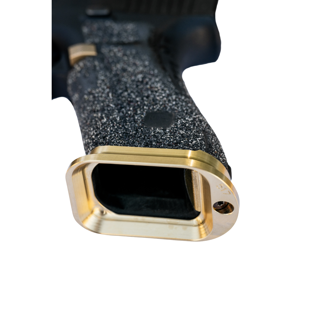 Brass Flared Magwells For Gen 5 Glock 19 **SHIPPING ETA 4-6 WEEKS**