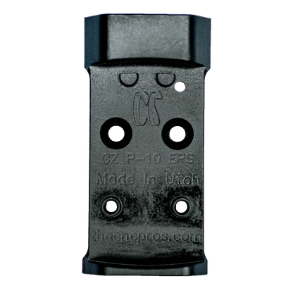 CZ P10 to Holosun EPS/EPS Carry/407K/507K/SCS Carry Steel Red Dot Plate