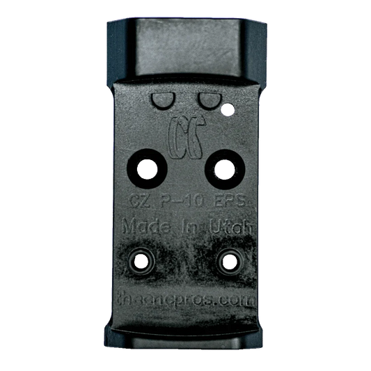 CZ P10 to Holosun EPS/EPS Carry/407K/507K/SCS Carry Steel Red Dot Plate