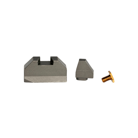 Full Size Iron Sights for Glock, Walther PDP (0.3")
