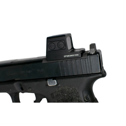 Glock MOS to Holosun EPS Steel Red Dot Adapter Plate with Iron Sights