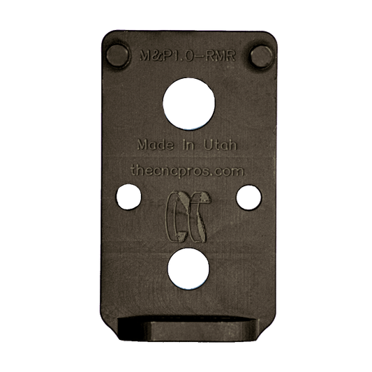 S&W M&P 1.0 to Trijicon RMR/SRO/Holosun 407C/507C/508T/507Comp Steel Red Dot Plate