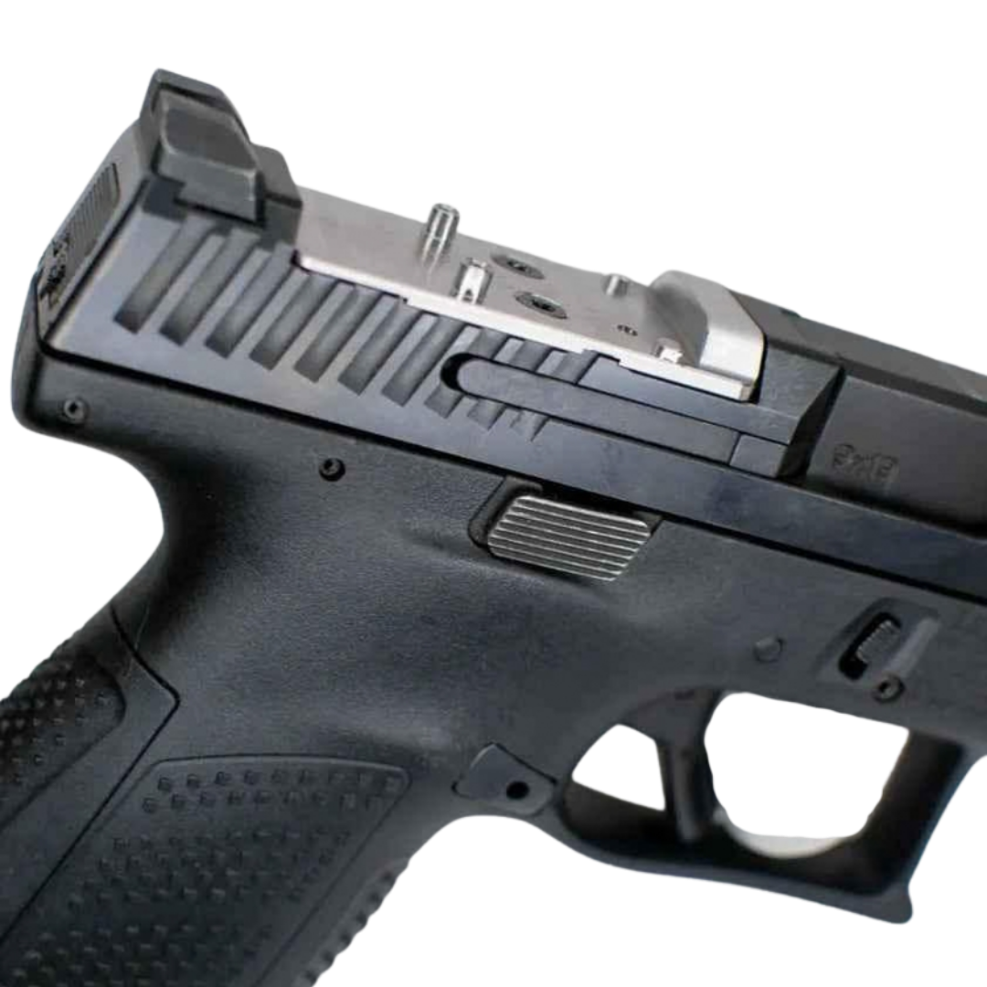 CZ P10 to Trijicon RMR/SRO/Holosun 407C/507C/508T/507Comp Steel Red Dot Plate