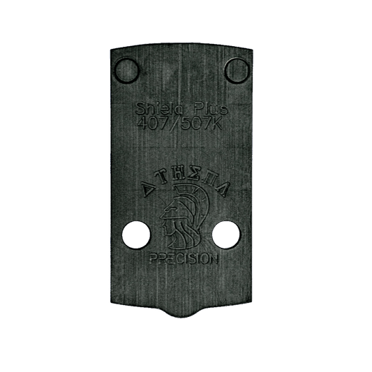 S&W Shield + to Holosun EPS/EPS Carry/407K/507K/SCS Carry Steel Red Dot Adapter Plate - Athena Precision