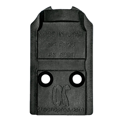 Sig Sauer P320 to Holosun 509T Steel Red Dot Mounting Plate