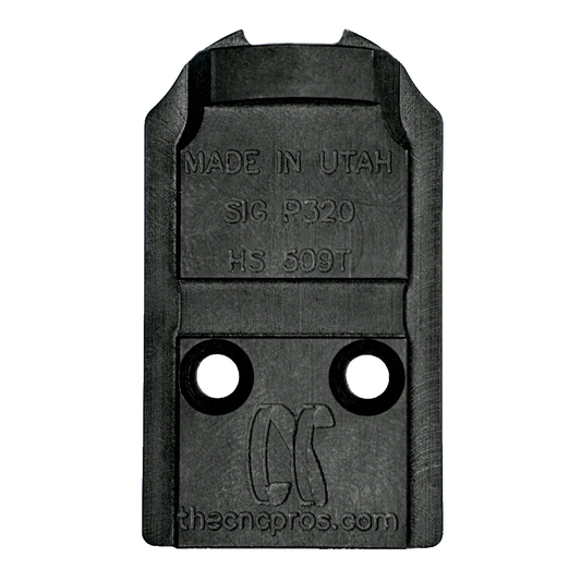 Sig Sauer P320 to Holosun 509T Steel Red Dot Mounting Plate