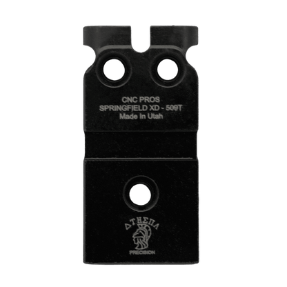 Springfield XD to Holosun 509T Steel Red Dot Adapter Plate - Athena Precision