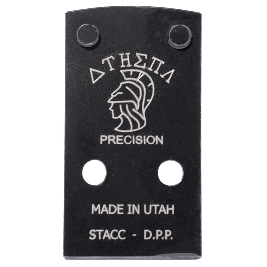 Staccato to Leupold Delta Point Pro/ Vortex Defender ST/XL Steel Red Dot Adapter Plate - Athena Precision