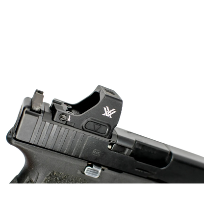 Glock MOS To Vortex Defender CCW Steel Red Dot Adapter Plate With Iron Sights