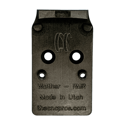 Walther PDP V2 to Trijicon RMR/Holosun 407C/507C/508T/507Comp Steel Red Dot Plate