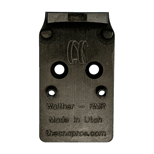 Walther PDP V2 to Trijicon RMR/Holosun 407C/507C/508T/507Comp Steel Red Dot Plate